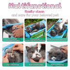 Foldable Pet Grooming Hammock with Stand – Portable Dog & Cat Nail Trimming Station