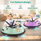 12V Kids Electric Ride-On Car with Remote Control & 360° Rotation