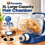 Furvanta Pet Grooming Vacuum Kit – 15,000Pa, 2L