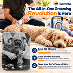 Furvanta Pet Grooming Vacuum Kit – 15,000Pa, 2L
