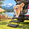 Portable Pet Climbing Steps – Foldable Travel Staircase for Dogs