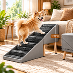 2-in-1 Foldable Dog Stairs & Ottoman