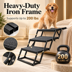 Portable Pet Climbing Steps – Foldable Travel Staircase for Dogs