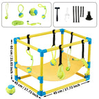 Interactive Puppy Play Gym with 8 Toys