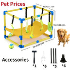 Interactive Puppy Play Gym with 8 Toys