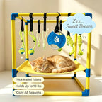 Interactive Puppy Play Gym with 8 Toys