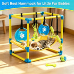 Interactive Puppy Play Gym with 8 Toys