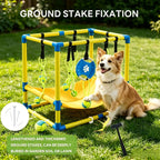 Interactive Puppy Play Gym with 8 Toys