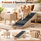 2-in-1 Foldable Dog Stairs & Ottoman
